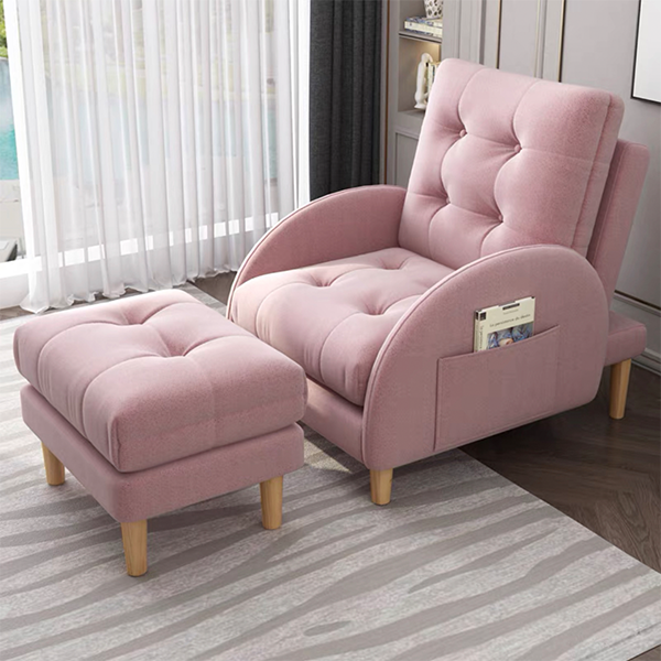 【Furniture】Brand new balcony small apartment multifunctional recliner dual-purpose sofa chair