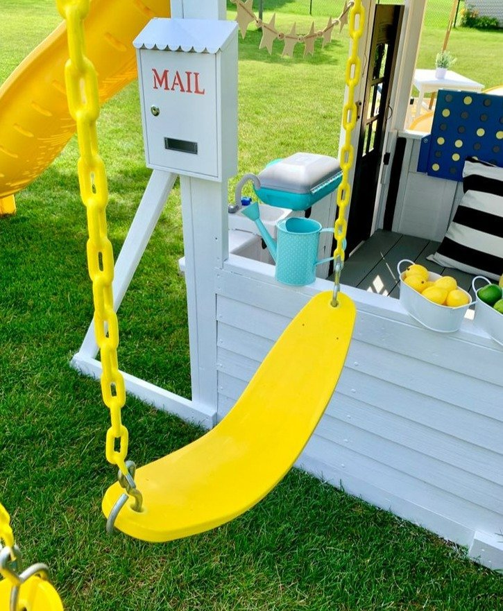 Stilt house children's slide complete set free shipping