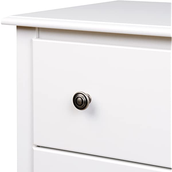 Prepac Fremont 2 Drawer Nightstand with Open Shelf, Espresso, Tall Espresso Fremont Nightstand