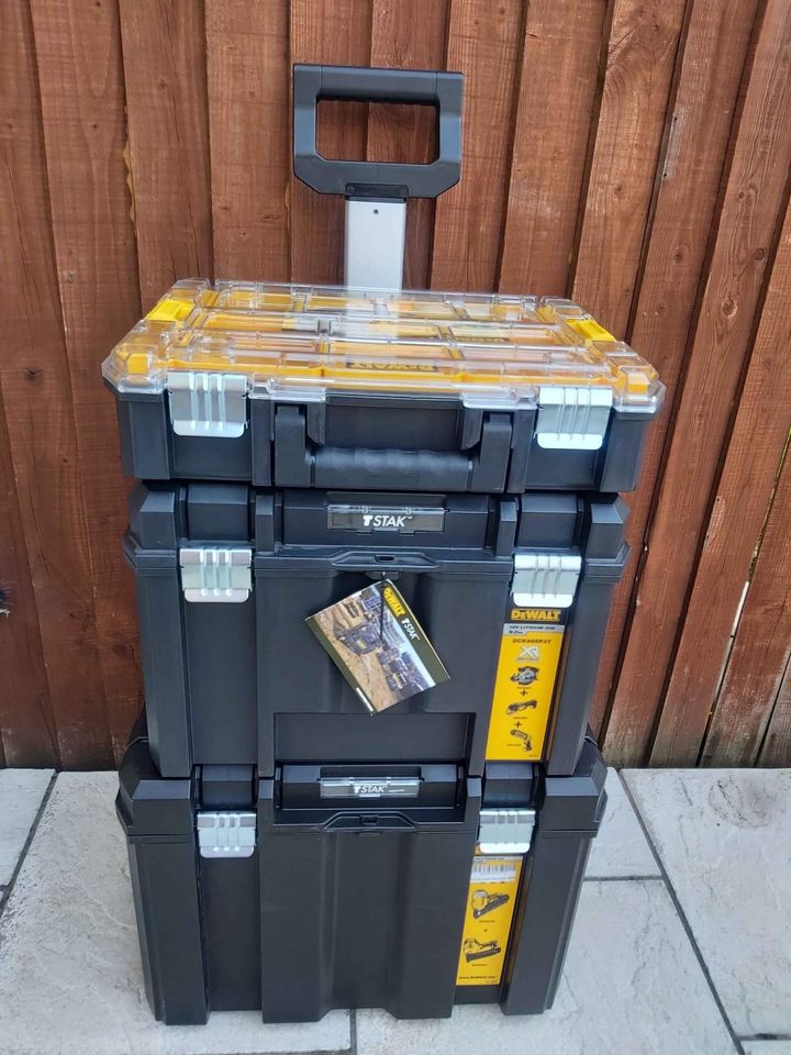 Dewalt DWST60436 three-in-one toolbox heavy-duty rolling tower mobile toolbox