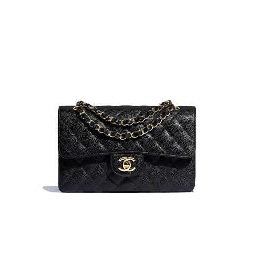 Crossbody bag in grained calfskin