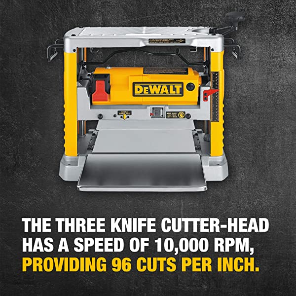 DEWALT Thickness Planer, Two Speed, 13-Inch (DW735X) 2-Speed 13