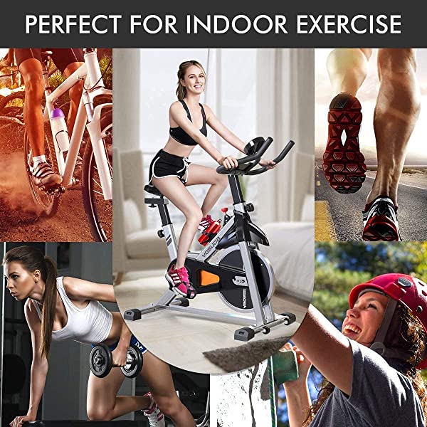 YOSUDA Indoor Cycling Bike Stationary - Cycle Bike with Ipad Mount & Comfortable Seat Cushion