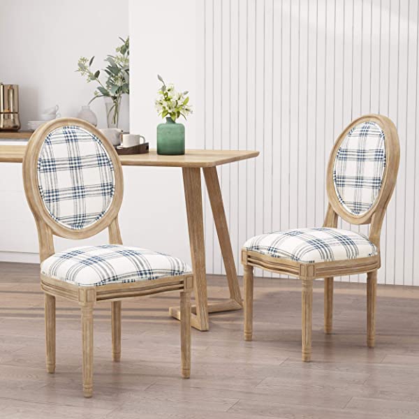 Christopher Knight Home Phinnaeus Beige Fabric Dining Chair (Set of 2), 2-Pcs Set Beige 2-Pcs Set