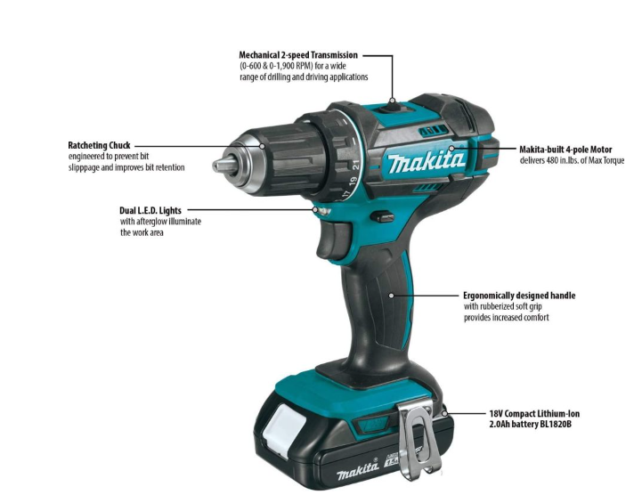 Makita CT225SYX 18V LXT® Lithium-Ion Compact Cordless 2-Pc. Combo Kit (1.5Ah)