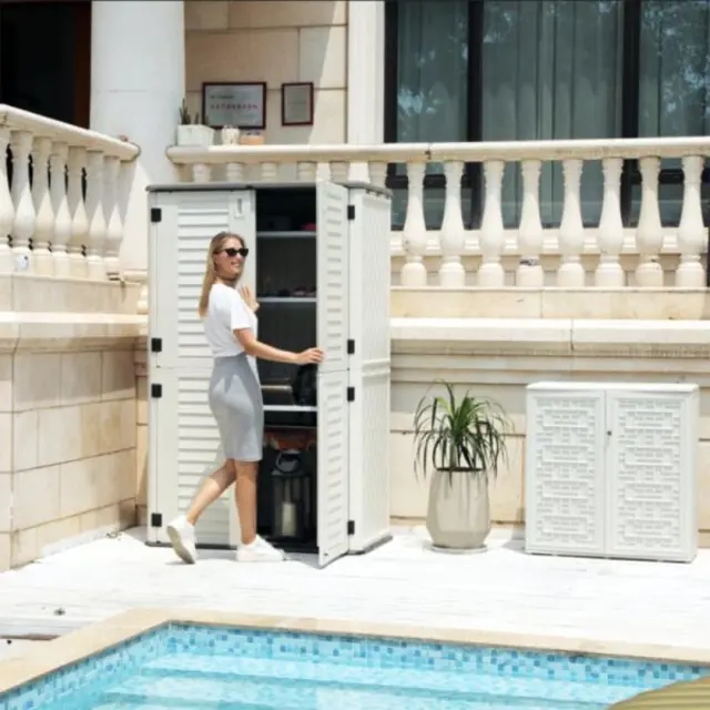 5 ft. W x 2 ft. D Resin Vertical Tool Shed