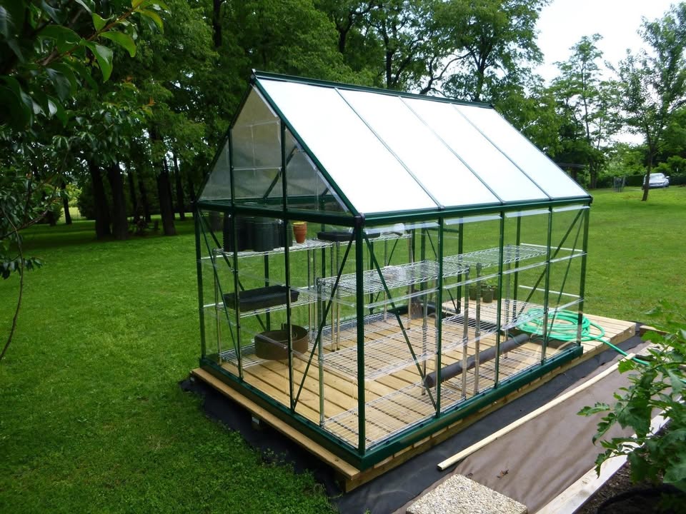 Canopia Hybrid 6' x 8' Greenhouse - Forest Green