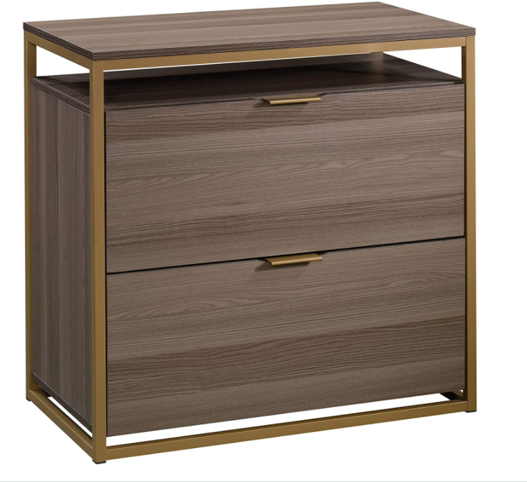 Sauder 423301 International Lux horizontal file, diamond dusty surface