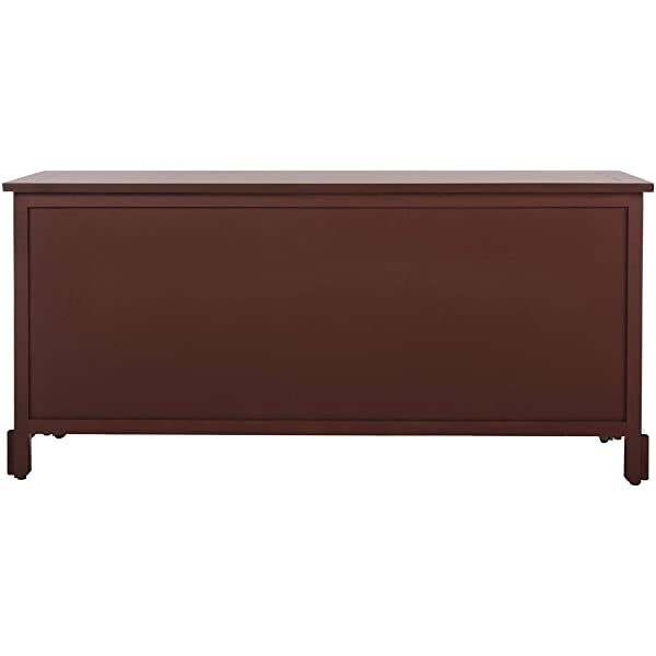 Safavieh American Homes Damien 3-Drawer Storage Unit, Dark Cherry