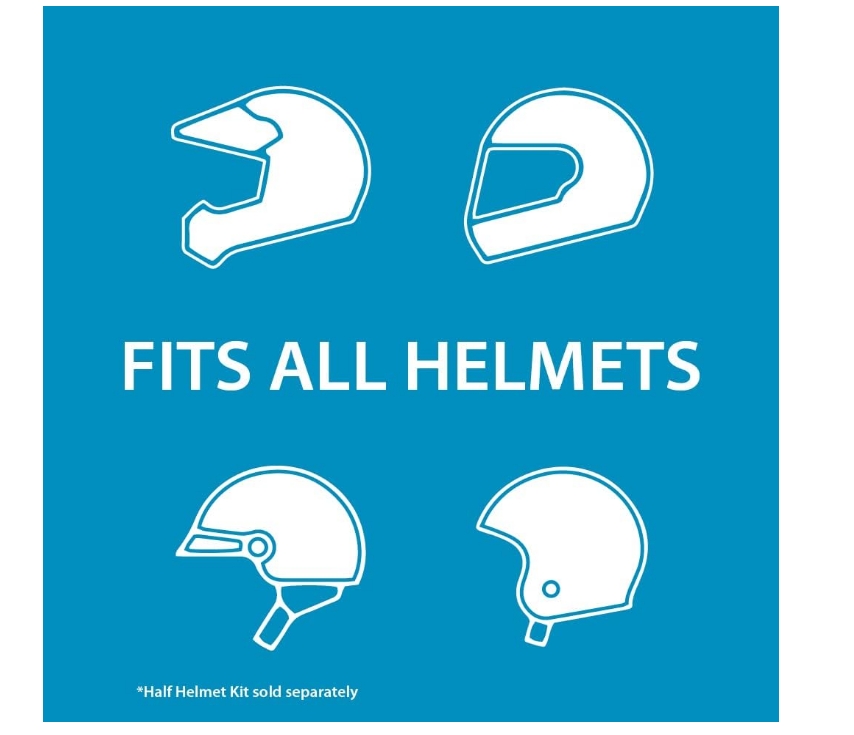 Cardo FRC2X103 Freecom 2X Motorcycle 2-Way Bluetooth Communication System Headset - Dual Pack, Black