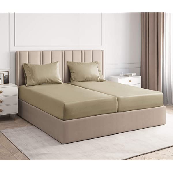 Queen Size Sheet Set - 4 Piece - Hotel Luxury Bed Sheets - Extra Soft - Deep Pockets - Easy Fit - Breathable & Cooling Sheets - Wrinkle Free - Comfy – Dark Grey Bed Sheets - Queens Sheets – 4 PC Queen Grey