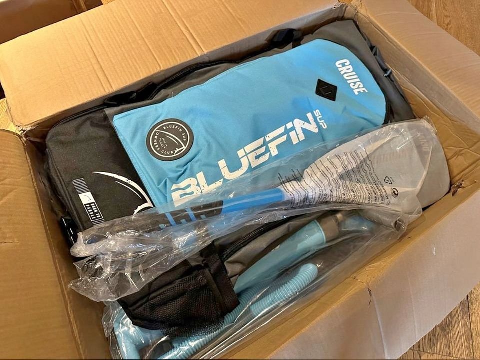 Bluefin SUP Inflatable Stand Up Paddle Board 6” Thick Kayak Conversion Kit All Accessories