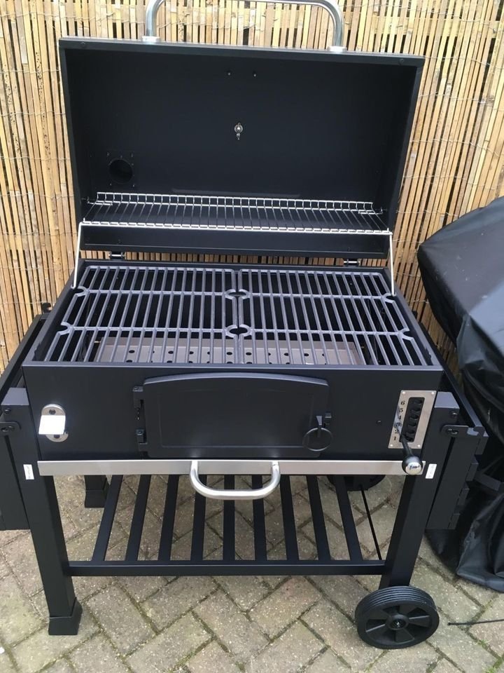 CosmoGrill Outdoor XXL Smoker Barbecue Charcoal Portable BBQ Grill Garden