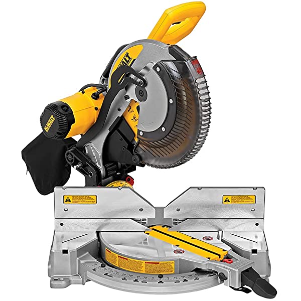 DEWALT 12-Inch Miter Saw, 15-Amp, Single Bevel, Compound (DWS715) 12