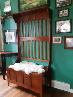 Linon Hall Tree with Storage Bench, 36