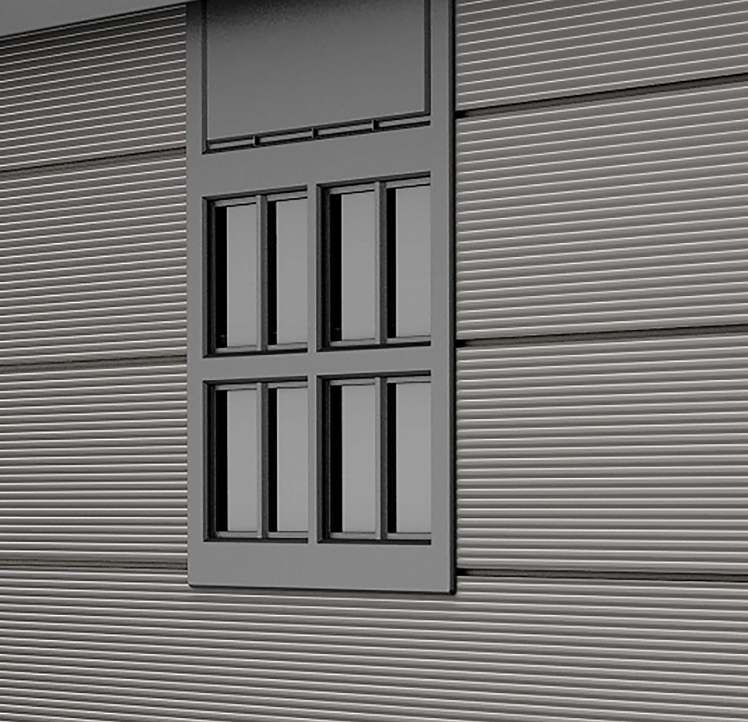 Keter Premier Apex Outdoor Garden Storage Shed, Grey, 7.5 x 7 ft