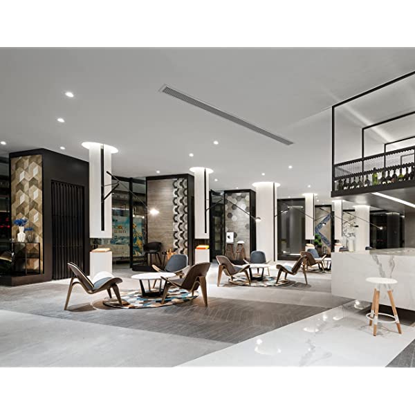 Rimdoc Three-Legged Shell Chair Mid Century Modern Lounge Chair with Black Leather Molded Plywood Accent Chair Reading Side Chair for Bedroom, Study, Office, Living Room (Black Walnut Wood)