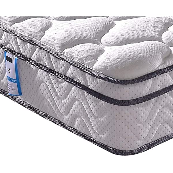 Vesgantti 10.2 Inch Twin XL Multilayer Hybrid Mattress, Bed in a Box, Medium Firm Plush Feel- Memory Foam and Pocket Spring - CertiPUR-US Certified/10 Year Guaranty Twin XL 10.2 Inch