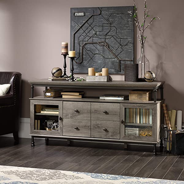 Sauder Canal Street Entertainment Credenza, For TV's up to 60