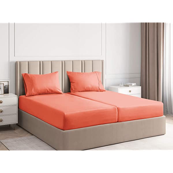 Queen Size Sheet Set - 4 Piece - Hotel Luxury Bed Sheets - Extra Soft - Deep Pockets - Easy Fit - Breathable & Cooling Sheets - Wrinkle Free - Comfy – Dark Grey Bed Sheets - Queens Sheets – 4 PC Queen Grey