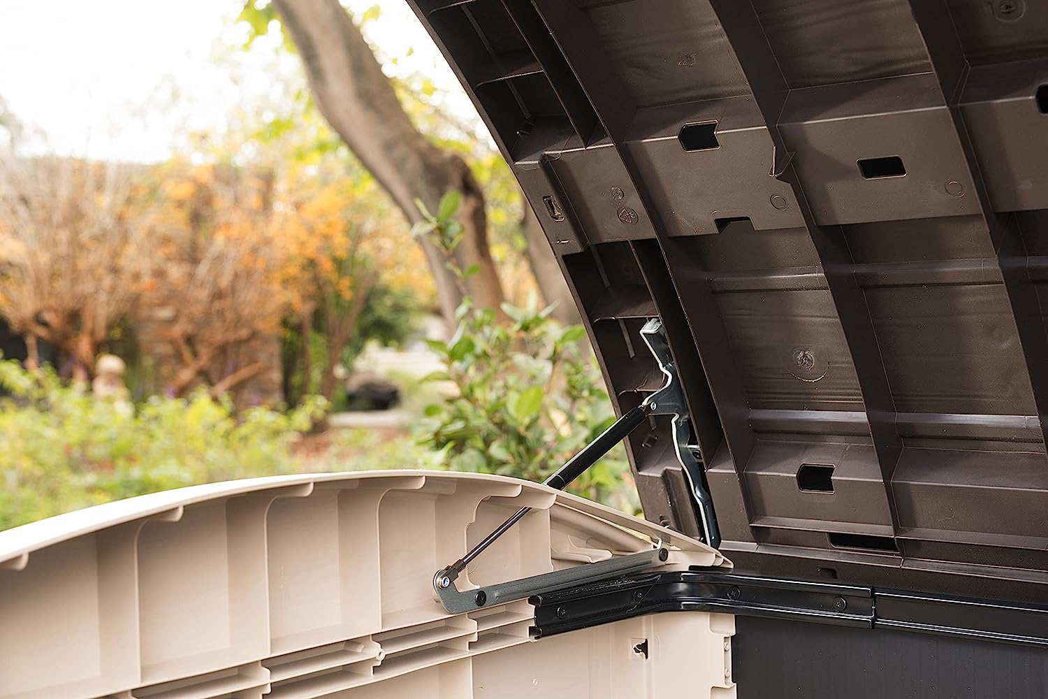 Keter Store It Out Ultra Outdoor Garden Storage Shed, 177 x 113 x 134 cm - Beige and Brown