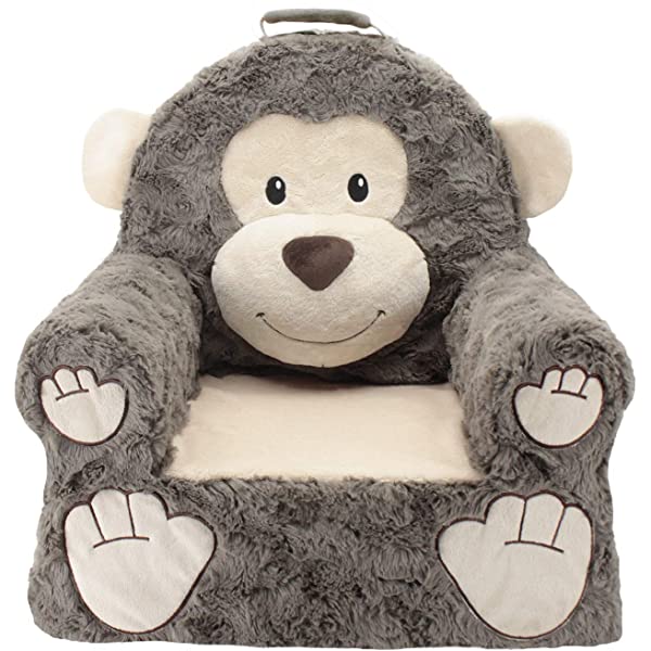 Soft Landing Fox Sweet Seats | Premium Character Chair with Carrying Handle & Side Pockets – Orange