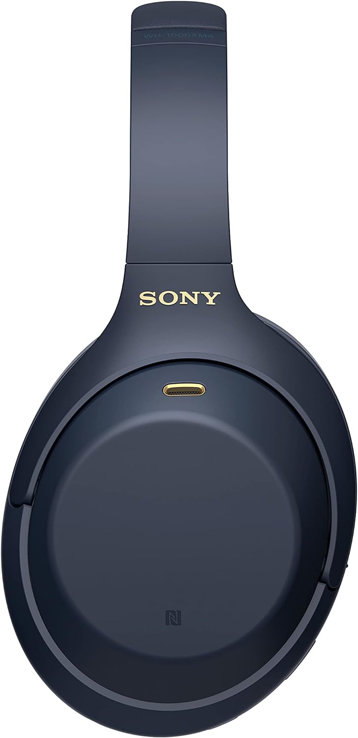 Sony WH-1000XM4 Noise Cancelling Wireless Headphones - 30 hours battery life - Over Ear style - Optimised for Alexa and the Google Assistant - with built-in mic for phone calls