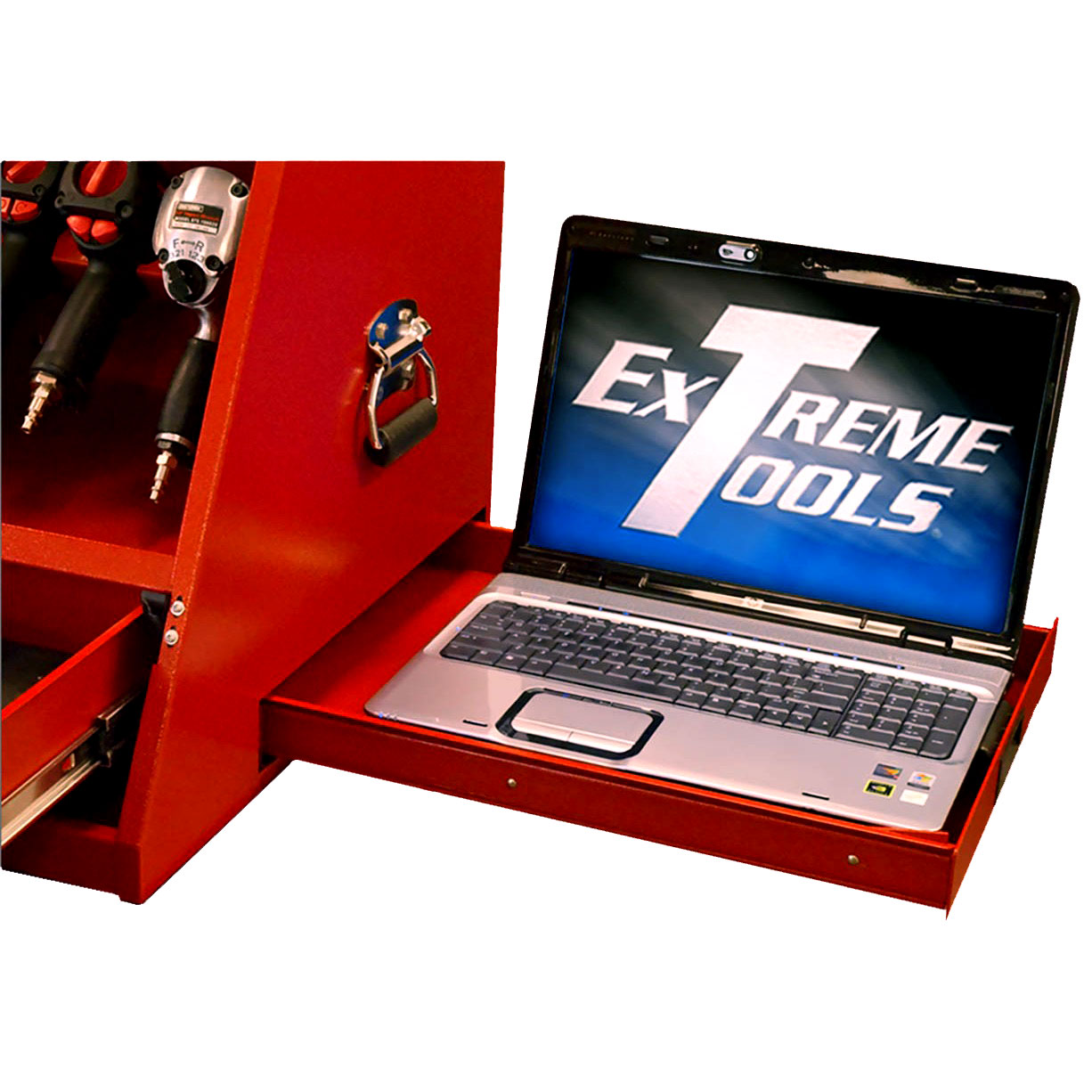 used toolboxExtreme Tools 41 3-Drawer, 1-Shelf Deluxe Extreme Portable Workstation, Textured