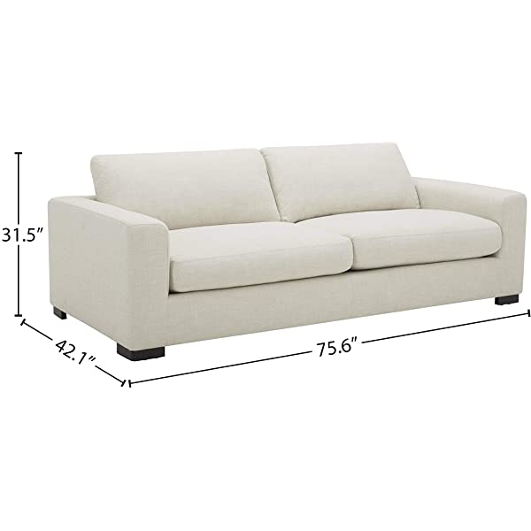 Amazon Brand - Stone & Beam Westview Extra-Deep Down-Filled Sofa Couch, 89