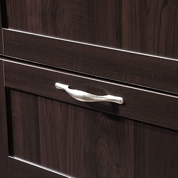 Sauder Large Storage Cabinet, Cinnamon Cherry Finish Cinnamon Cherry Cabinet