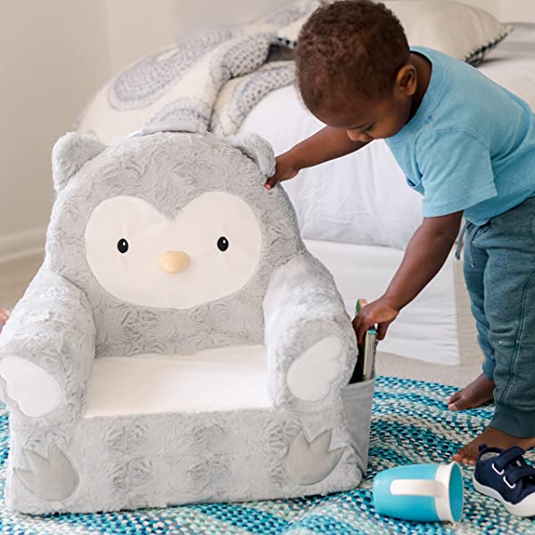 Soft Landing Fox Sweet Seats | Premium Character Chair with Carrying Handle & Side Pockets – Orange