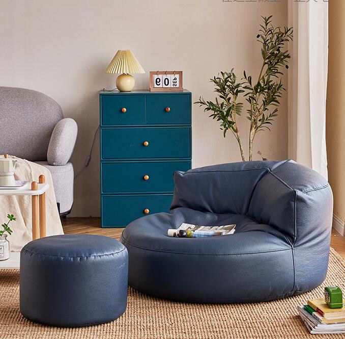 Modern single sofa household small apartment living room bedroom sofa balcony lounge chair